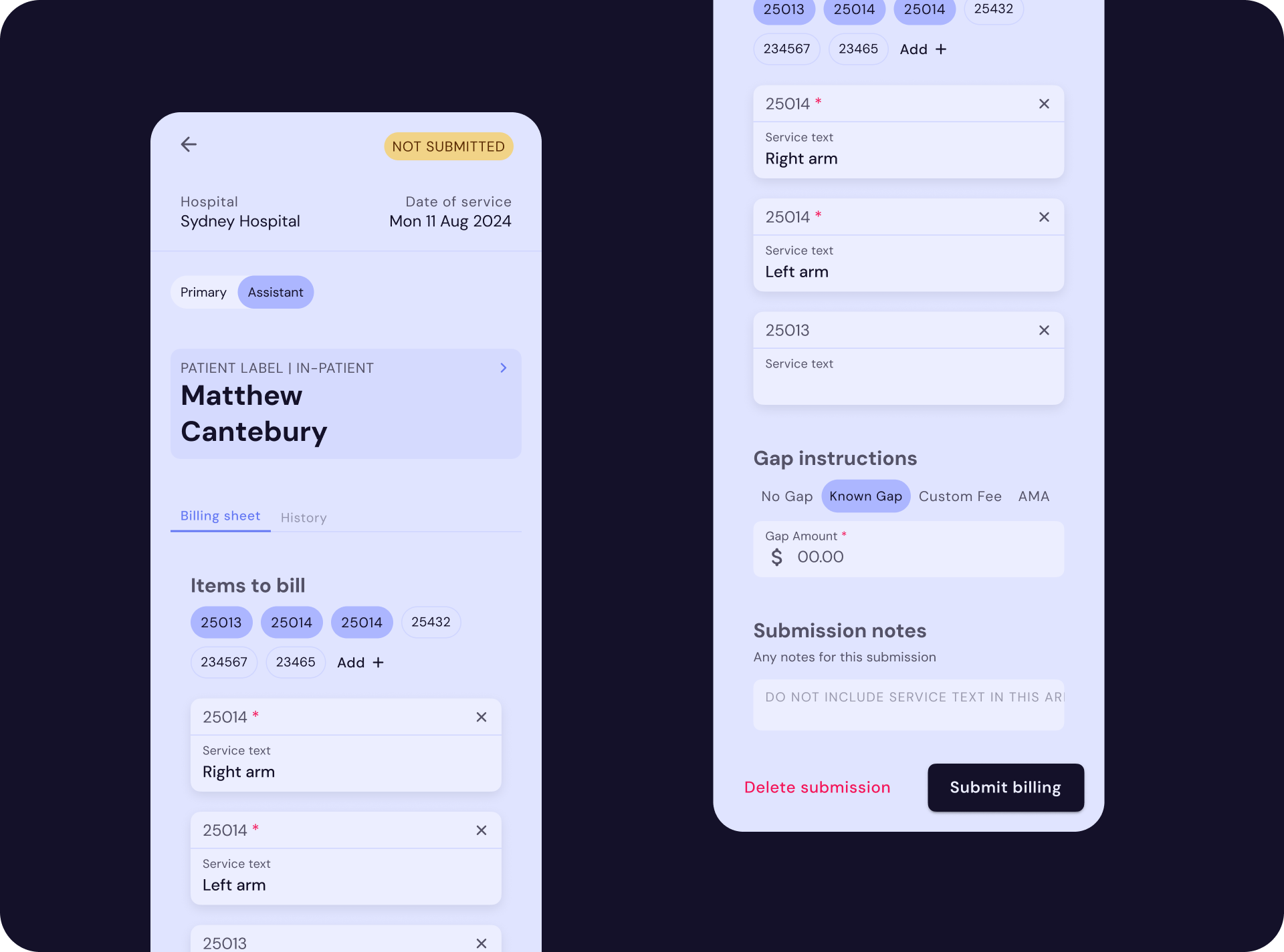 Medbill — Mobile Patient View